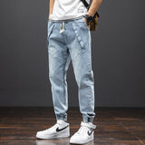 2021 Spring Summer Ankle-Length Baggy Jeans Men Streetwear Jogger Jeans Denim Harem Pants Plus Size 6XL 7XL 8XL