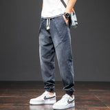 2021 Spring Summer Ankle-Length Baggy Jeans Men Streetwear Jogger Jeans Denim Harem Pants Plus Size 6XL 7XL 8XL
