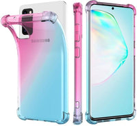 Gradient Colors Rainbow Shockproof Case For Samsung Galaxy S20 UItra S10 PIus S10E A30 A30S A50 A70 A20 A51 A21 A71 A31 Cover