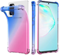 Gradient Colors Rainbow Shockproof Case For Samsung Galaxy S20 UItra S10 PIus S10E A30 A30S A50 A70 A20 A51 A21 A71 A31 Cover