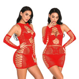 Plus Size Pajamas New Women Sexy Lingerie Porno Open Hollow Stockings Garter Belt Fishnet Tights Transparent Pantyhose Stocking