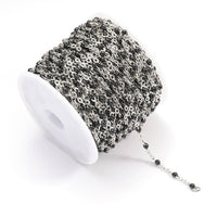 2Meters Gold Necklace Stainless Steel Chain Roll Enamel Metal Chain Accessories For Jewelry Making Chain Components DIY