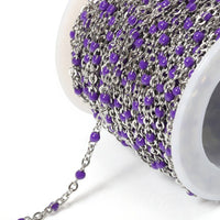 2Meters Gold Necklace Stainless Steel Chain Roll Enamel Metal Chain Accessories For Jewelry Making Chain Components DIY