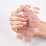 16 Tips/Sheet Nailart Nailart Sticker Nail Tips Manicure Decoracion Fashion Nail Polish Self Adhesive Nail Sticker Creative