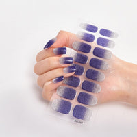 16 Tips/Sheet Nailart Nailart Sticker Nail Tips Manicure Decoracion Fashion Nail Polish Self Adhesive Nail Sticker Creative
