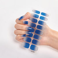 16 Tips/Sheet Nailart Nailart Sticker Nail Tips Manicure Decoracion Fashion Nail Polish Self Adhesive Nail Sticker Creative