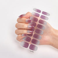 16 Tips/Sheet Nailart Nailart Sticker Nail Tips Manicure Decoracion Fashion Nail Polish Self Adhesive Nail Sticker Creative