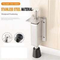 Mintiml™ Kickdown Door Stops Foot-operated Lever Adjustable Kickdown Bronze Door Holder Door Stop Hardware Door Buffer Fittings