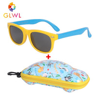 Children Polarized Sunglasses Boys Glasses Sun Lenses Silicone Eyeglasses With Case Car Box Sunglass Girls Vintage Shades Sports