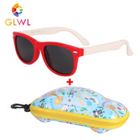 Children Polarized Sunglasses Boys Glasses Sun Lenses Silicone Eyeglasses With Case Car Box Sunglass Girls Vintage Shades Sports
