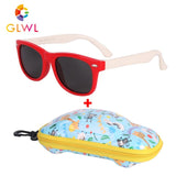 Children Polarized Sunglasses Boys Glasses Sun Lenses Silicone Eyeglasses With Case Car Box Sunglass Girls Vintage Shades Sports