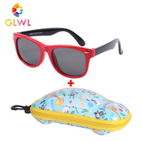 Children Polarized Sunglasses Boys Glasses Sun Lenses Silicone Eyeglasses With Case Car Box Sunglass Girls Vintage Shades Sports