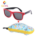 Children Polarized Sunglasses Boys Glasses Sun Lenses Silicone Eyeglasses With Case Car Box Sunglass Girls Vintage Shades Sports