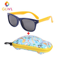 Children Polarized Sunglasses Boys Glasses Sun Lenses Silicone Eyeglasses With Case Car Box Sunglass Girls Vintage Shades Sports