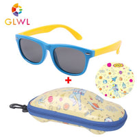 Children Polarized Sunglasses Boys Glasses Sun Lenses Silicone Eyeglasses With Case Car Box Sunglass Girls Vintage Shades Sports