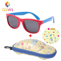 Children Polarized Sunglasses Boys Glasses Sun Lenses Silicone Eyeglasses With Case Car Box Sunglass Girls Vintage Shades Sports