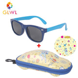 Children Polarized Sunglasses Boys Glasses Sun Lenses Silicone Eyeglasses With Case Car Box Sunglass Girls Vintage Shades Sports