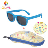 Children Polarized Sunglasses Boys Glasses Sun Lenses Silicone Eyeglasses With Case Car Box Sunglass Girls Vintage Shades Sports