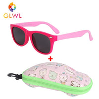 Children Polarized Sunglasses Boys Glasses Sun Lenses Silicone Eyeglasses With Case Car Box Sunglass Girls Vintage Shades Sports