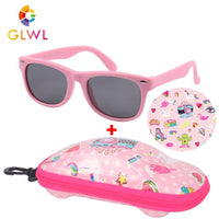 Children Polarized Sunglasses Boys Glasses Sun Lenses Silicone Eyeglasses With Case Car Box Sunglass Girls Vintage Shades Sports