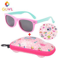 Children Polarized Sunglasses Boys Glasses Sun Lenses Silicone Eyeglasses With Case Car Box Sunglass Girls Vintage Shades Sports