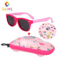 Children Polarized Sunglasses Boys Glasses Sun Lenses Silicone Eyeglasses With Case Car Box Sunglass Girls Vintage Shades Sports