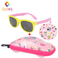 Children Polarized Sunglasses Boys Glasses Sun Lenses Silicone Eyeglasses With Case Car Box Sunglass Girls Vintage Shades Sports