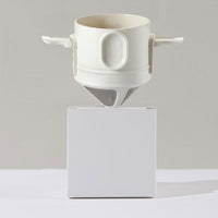 Coffee Filter Portable 304 Stainless Steel Drip Coffee Tea Holder Funnel Baskets Reusable Tea Infuser and Stand Coffee Dripper