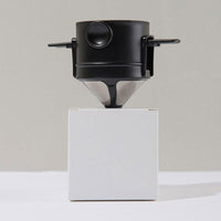 Coffee Filter Portable 304 Stainless Steel Drip Coffee Tea Holder Funnel Baskets Reusable Tea Infuser and Stand Coffee Dripper