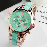New Women Watches Famous Luxury Top Brand Logo Fashion Quartz White Ladies Wrist Watches Geneva Designer Gifts For Women 2021