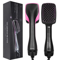 3 in 1 Negative Ion One Step Hair Dryer &amp; Volumizer Blower Anti-Static Hair Styler Hair Straightener Brush Drier Hairbrush