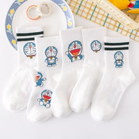 Korean Style Women Cute Skater Socks Women Set Men Funny Socks Hip Hop Cotton Long Crew Socks Calcetines De La Mujer Harajuku