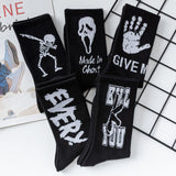Korean Style Women Cute Skater Socks Women Set Men Funny Socks Hip Hop Cotton Long Crew Socks Calcetines De La Mujer Harajuku