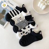 Korean Style Women Cute Skater Socks Women Set Men Funny Socks Hip Hop Cotton Long Crew Socks Calcetines De La Mujer Harajuku