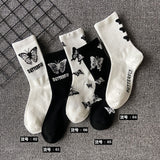 Korean Style Women Cute Skater Socks Women Set Men Funny Socks Hip Hop Cotton Long Crew Socks Calcetines De La Mujer Harajuku