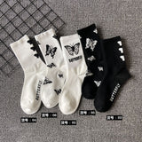 Korean Style Women Cute Skater Socks Women Set Men Funny Socks Hip Hop Cotton Long Crew Socks Calcetines De La Mujer Harajuku
