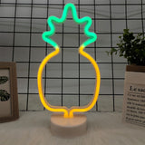 LED Neon Sign Light Holiday Flamingo Night Light Xmas Party Wedding Decoration Home Gift Cactus USB Battery Operation Neon Lamp
