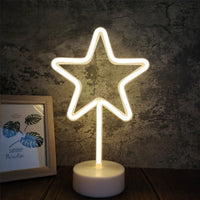 LED Neon Sign Light Holiday Flamingo Night Light Xmas Party Wedding Decoration Home Gift Cactus USB Battery Operation Neon Lamp