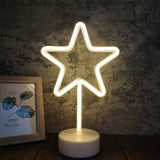 LED Neon Sign Light Holiday Flamingo Night Light Xmas Party Wedding Decoration Home Gift Cactus USB Battery Operation Neon Lamp