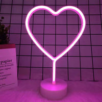 LED Neon Sign Light Holiday Flamingo Night Light Xmas Party Wedding Decoration Home Gift Cactus USB Battery Operation Neon Lamp