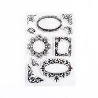 Moon Flowers Leaves Butterfly Stamp Rubber Clear Stamp Seal Scrapbook Photo Album Decorative Card Making Clear Stamps
