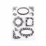 Moon Flowers Leaves Butterfly Stamp Rubber Clear Stamp Seal Scrapbook Photo Album Decorative Card Making Clear Stamps