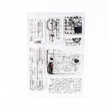 Moon Flowers Leaves Butterfly Stamp Rubber Clear Stamp Seal Scrapbook Photo Album Decorative Card Making Clear Stamps