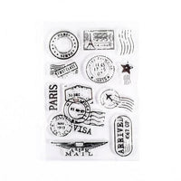 Moon Flowers Leaves Butterfly Stamp Rubber Clear Stamp Seal Scrapbook Photo Album Decorative Card Making Clear Stamps