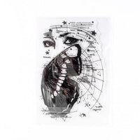 Moon Flowers Leaves Butterfly Stamp Rubber Clear Stamp Seal Scrapbook Photo Album Decorative Card Making Clear Stamps