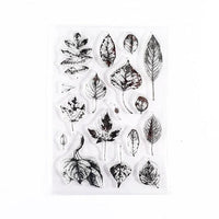 Moon Flowers Leaves Butterfly Stamp Rubber Clear Stamp Seal Scrapbook Photo Album Decorative Card Making Clear Stamps