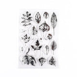 Moon Flowers Leaves Butterfly Stamp Rubber Clear Stamp Seal Scrapbook Photo Album Decorative Card Making Clear Stamps
