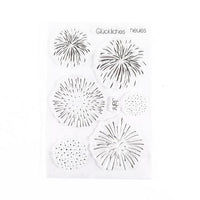Moon Flowers Leaves Butterfly Stamp Rubber Clear Stamp Seal Scrapbook Photo Album Decorative Card Making Clear Stamps