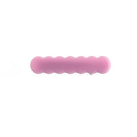 japan korean new design acrylic colid candy color Scallop shell bar shaped wave simple hair side clips grips barrettes kids baby