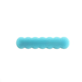 japan korean new design acrylic colid candy color Scallop shell bar shaped wave simple hair side clips grips barrettes kids baby